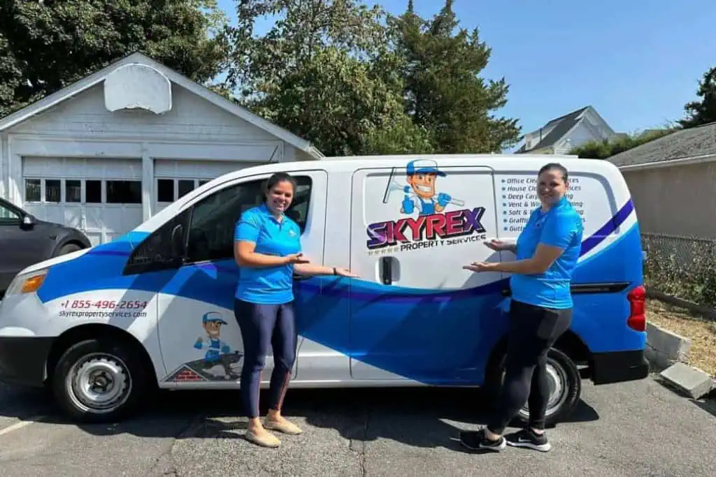 SKYREX cleaners with vans