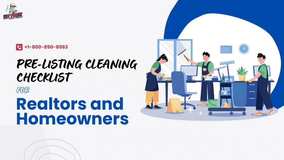 Real Estate Cleaning Services Pre-Listing Cleaning Checklist