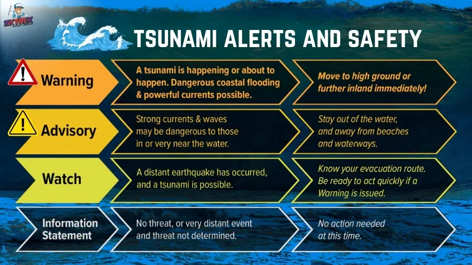tsunami alerts and safety