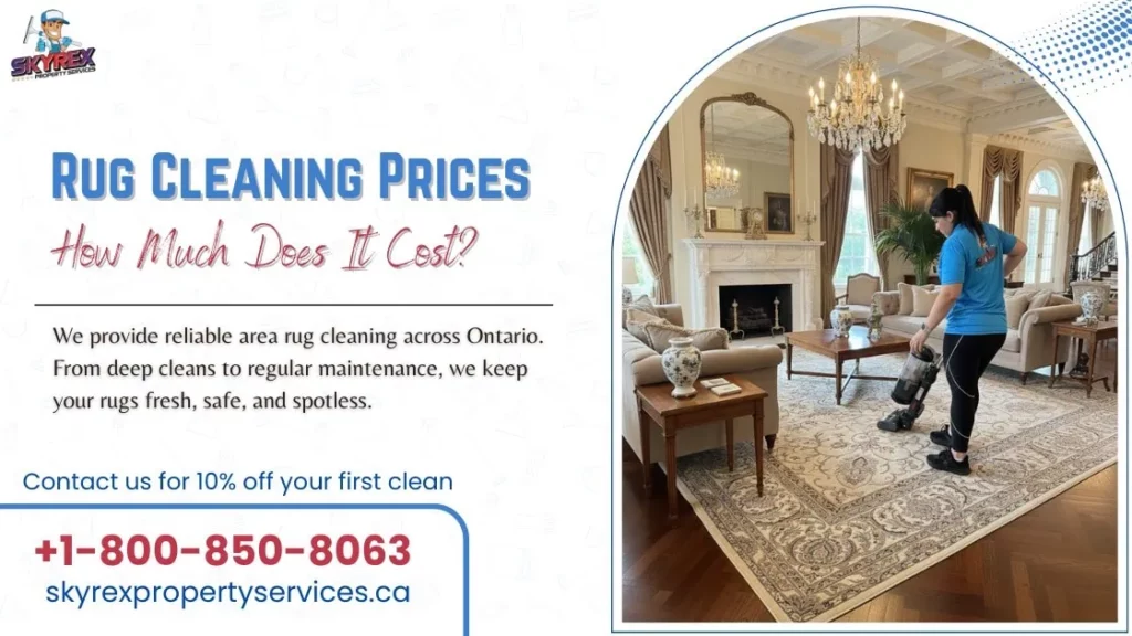 Rug Cleaning Prices in Ontario - How Much Does It Cost by Type & Size. Guide by SKYREX
