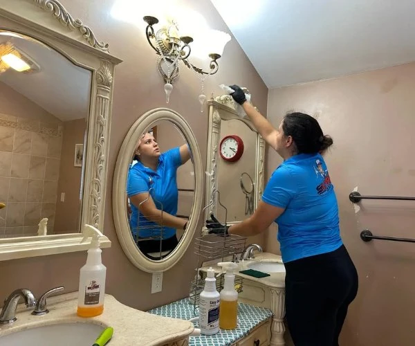 home washroom cleaning