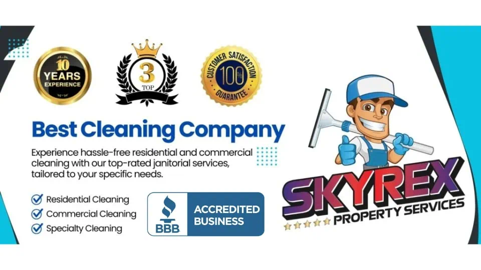 SKYREX Property Services is BBB Accredited Cleaning Company