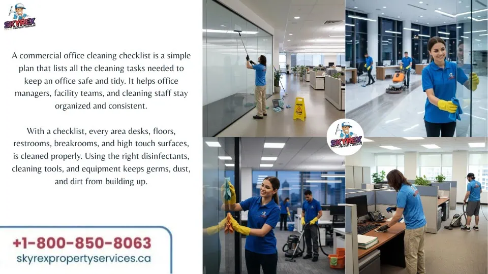 What Is a Commercial Office Cleaning Checklist