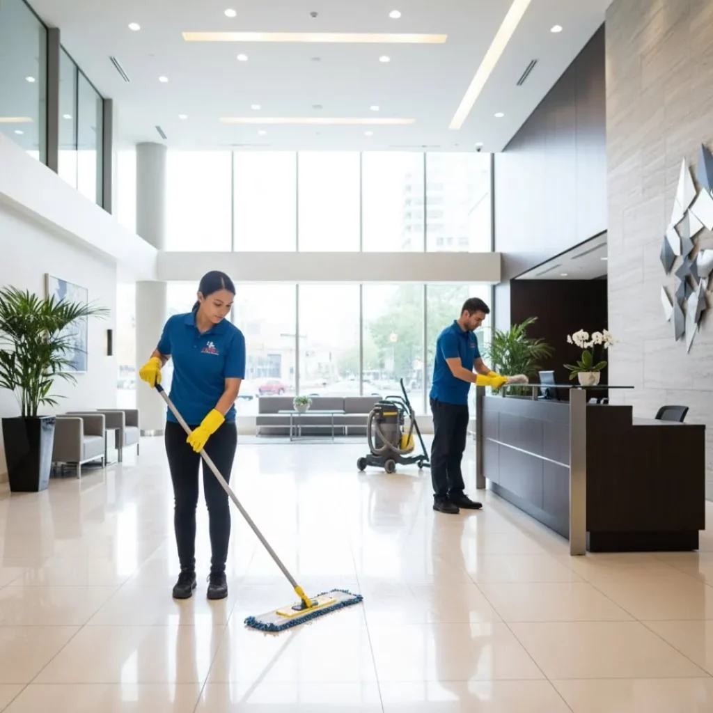 Commercial building Tile and grout Cleaning canada