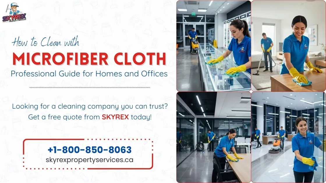 How to Clean with Microfiber Cloth. Professional Guide for Homes and Offices
