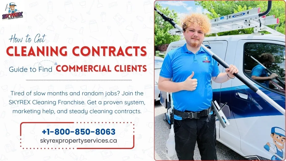 How to Get Cleaning Contracts. Guide to Find Commercial & Office Clients