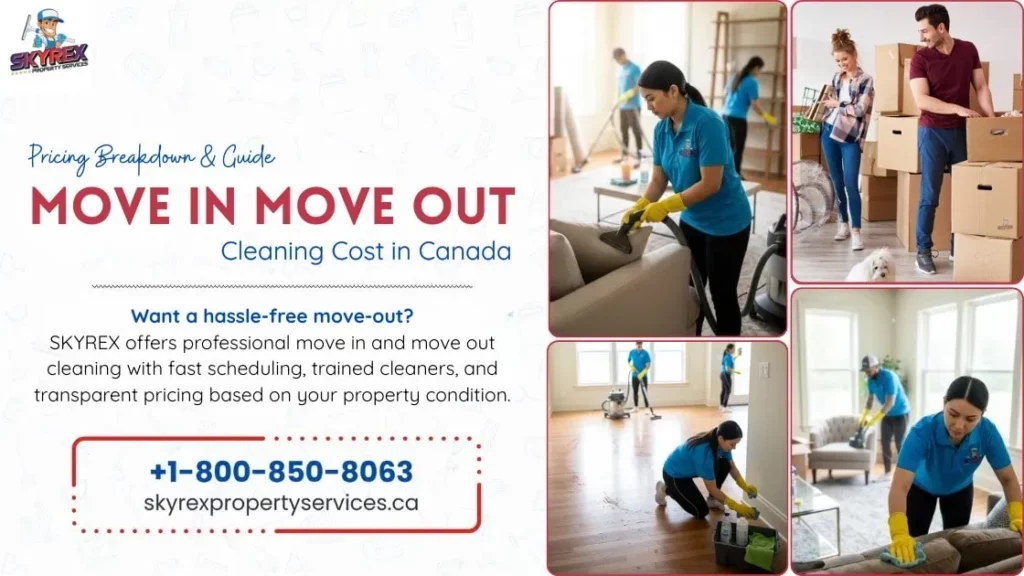 Move In Move Out Cleaning Cost in Canada, Pricing Breakdown & Guide