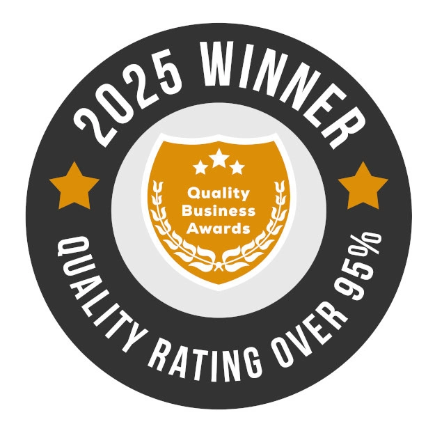 Quality Business Awards 2025 for Quality Rating over 95% - SKYREX Property Services