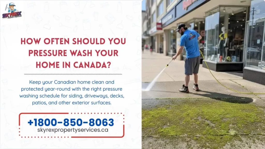 how often should pressure wash your home in canada