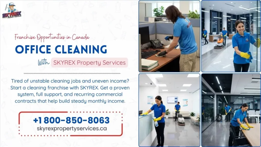 Office Cleaning Franchise Opportunities in Canada - SKYREX Property Services