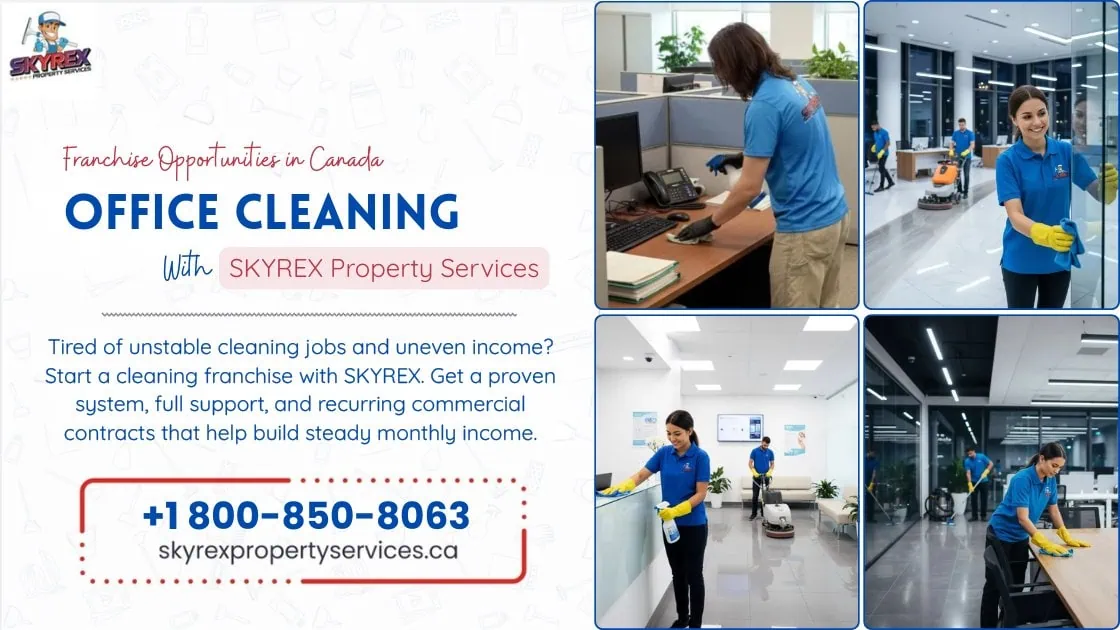 Office Cleaning Franchise Opportunities in Canada - SKYREX Property Services