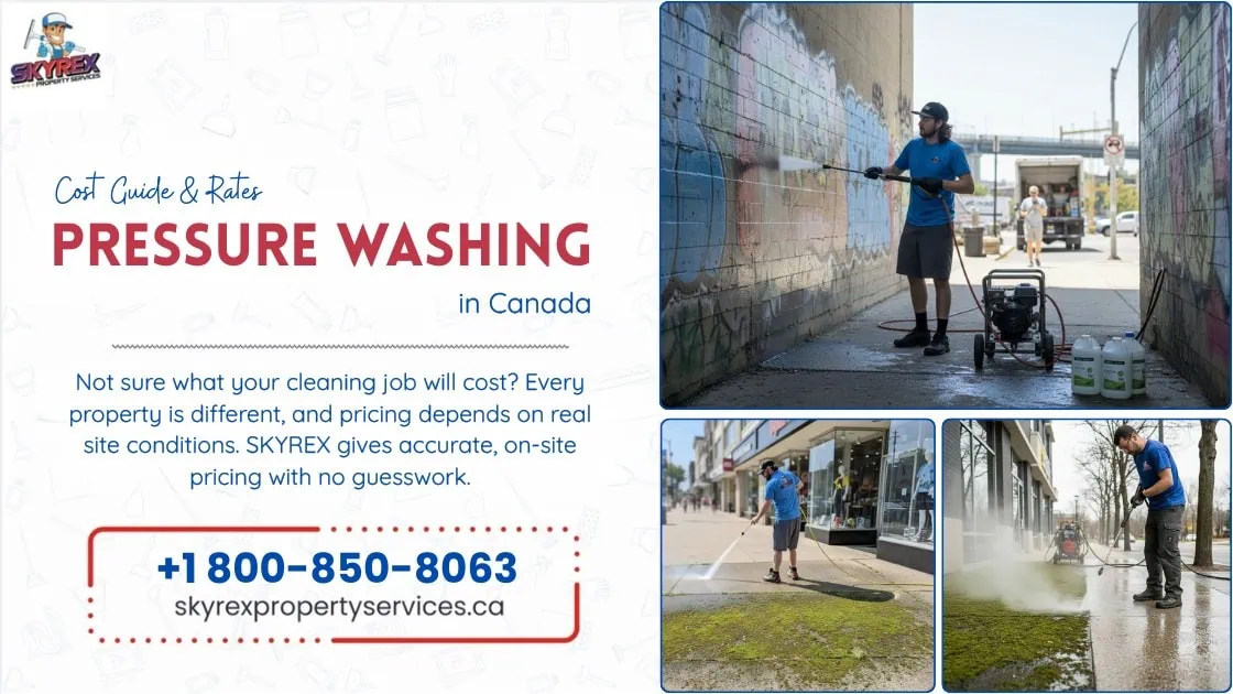 Pressure Washing Prices in Canada - Cost Guide and Rates