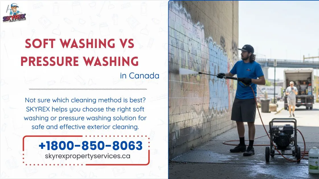 soft washing vs pressure washing
