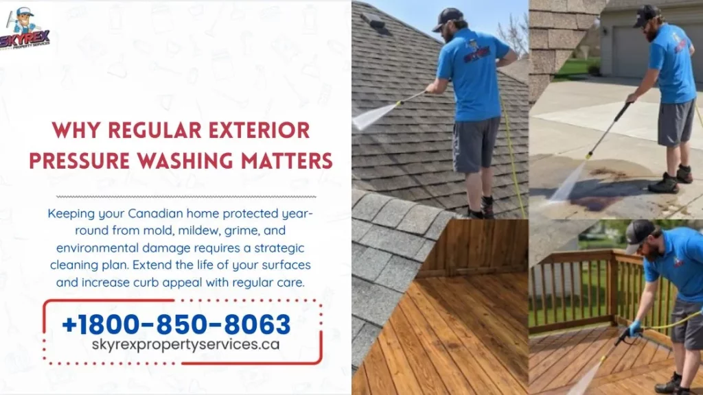 why regular exterior pressure washing matters