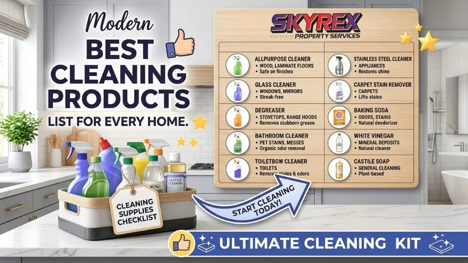 Best Cleaning Products List for Every Home