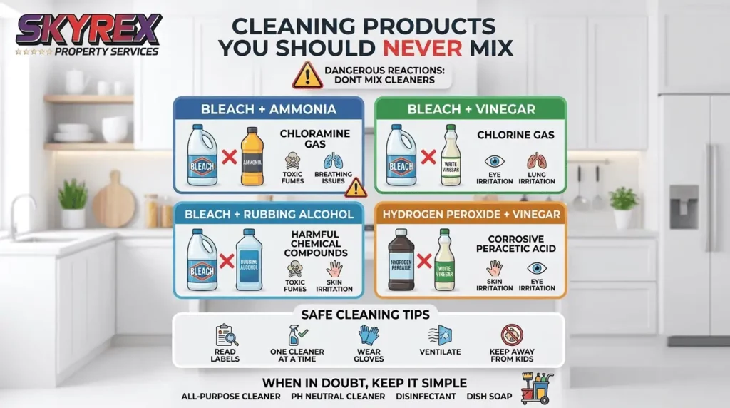 Cleaning Products You Should Never Mix