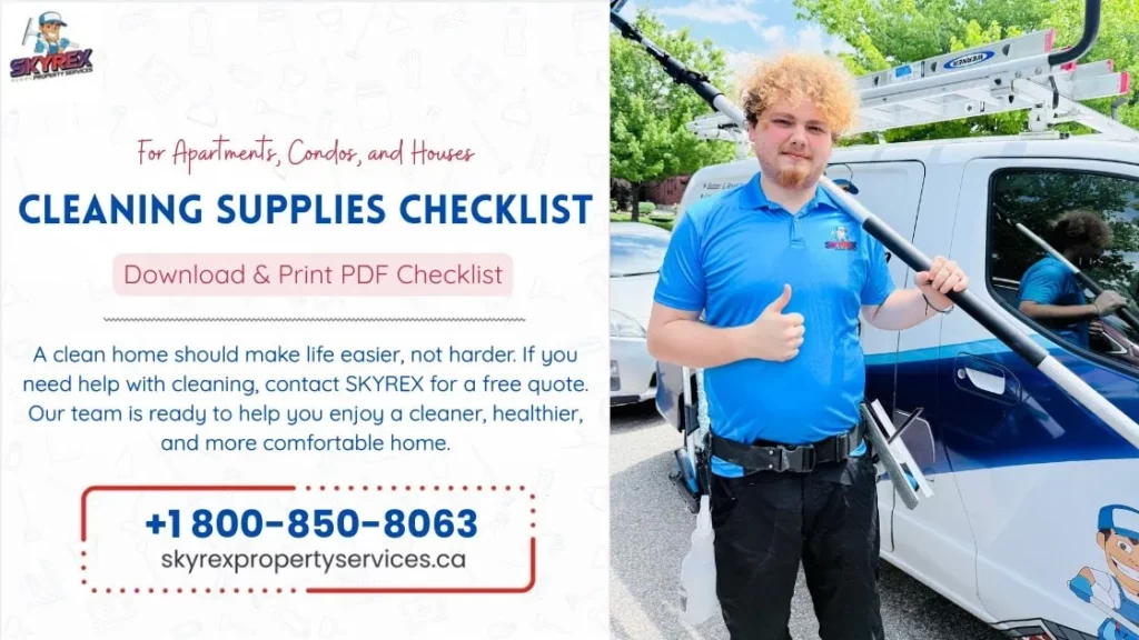 Cleaning Supplies Checklist, Complete House Cleaning Products List for a Spotless Home