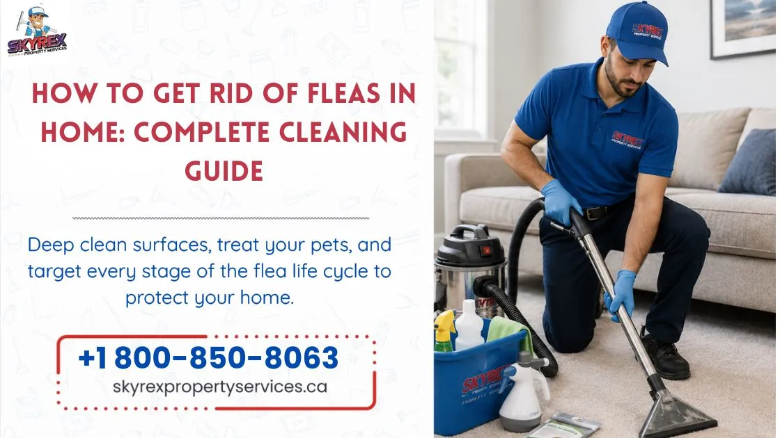 how to get rid of fleas home
