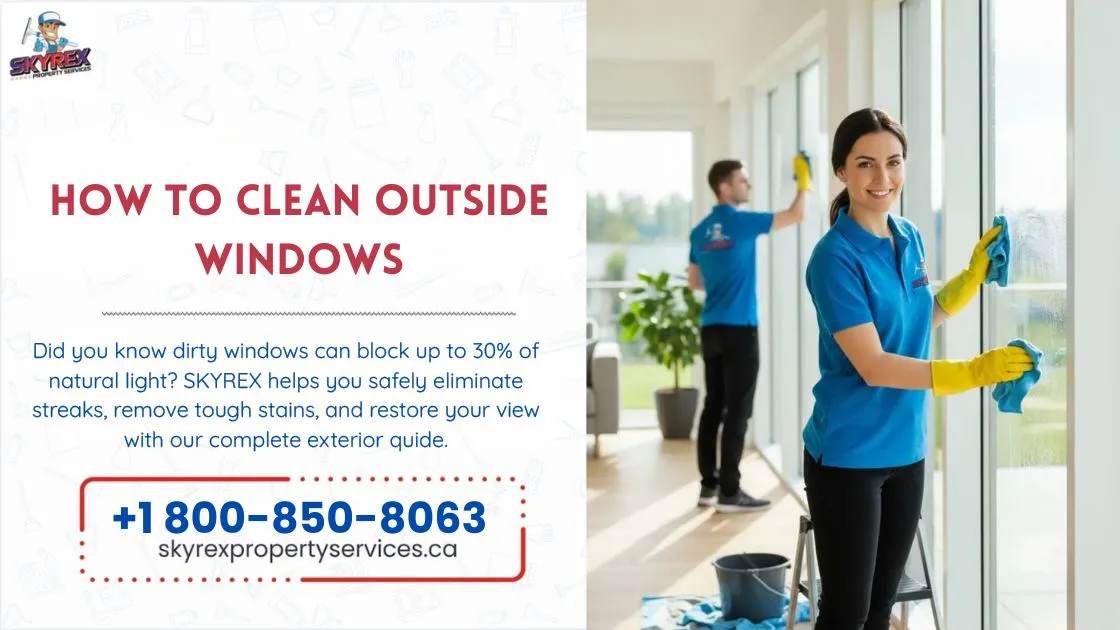 how to clean outside windows