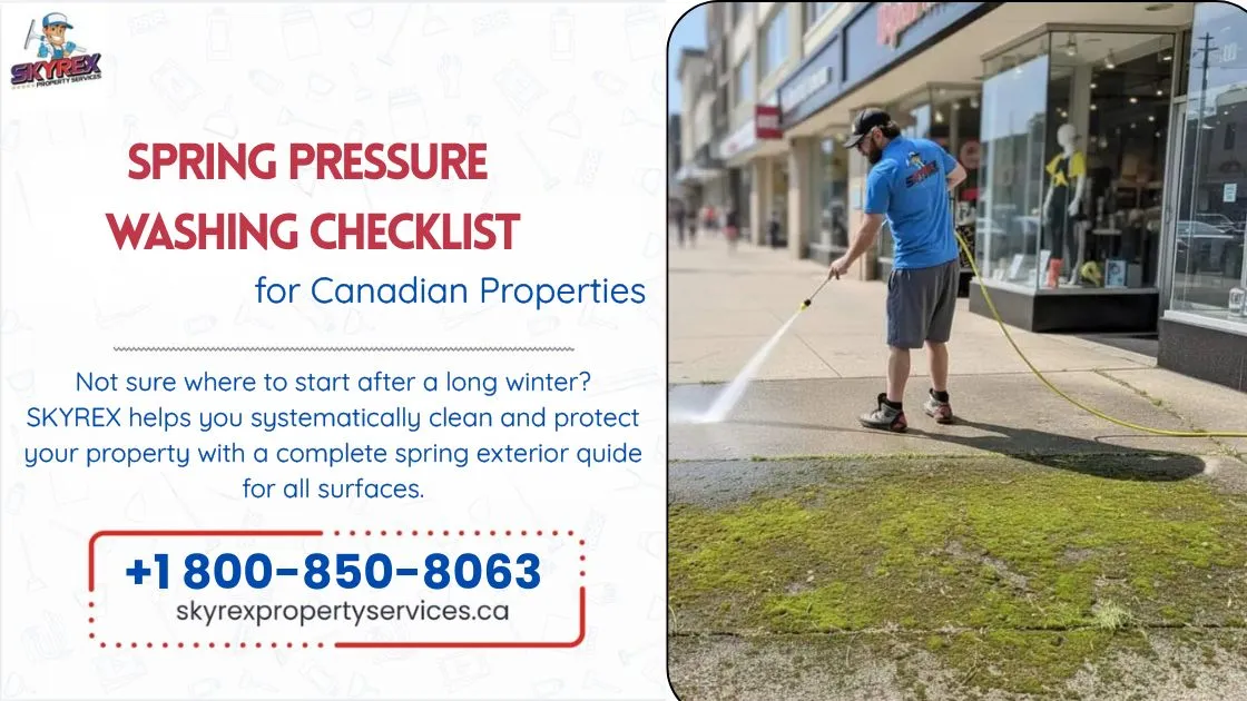 spring pressure washing checklist for canadian