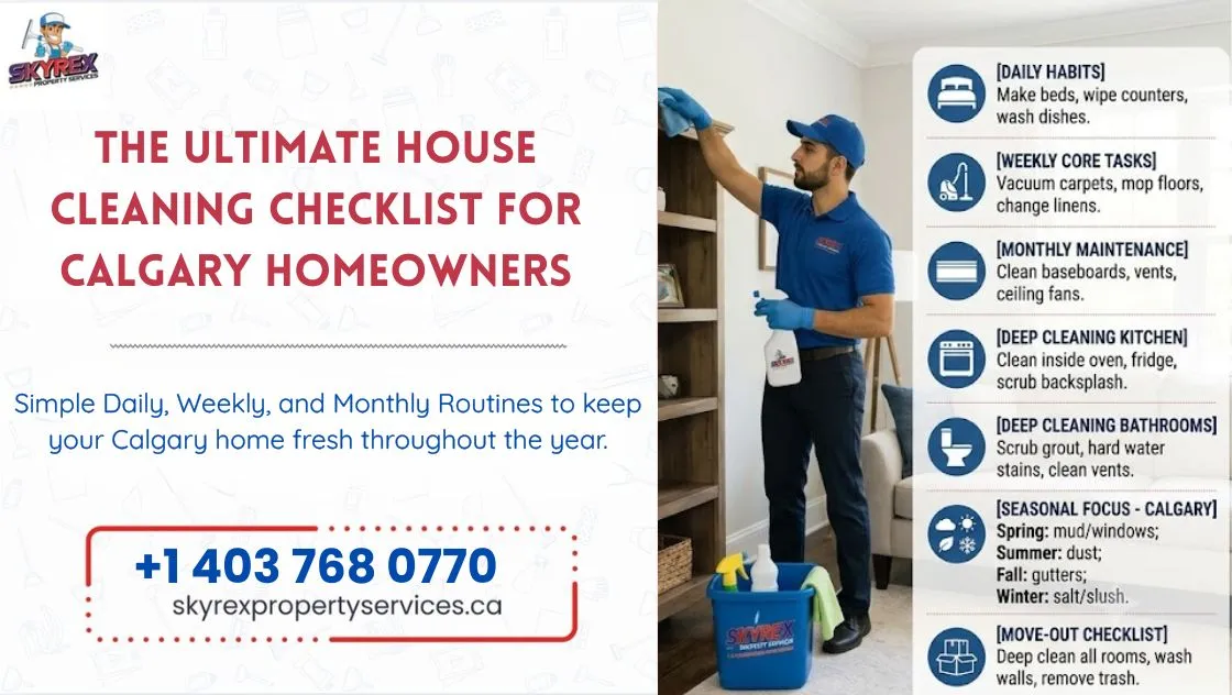 ultimate house cleaning checklist for calgary