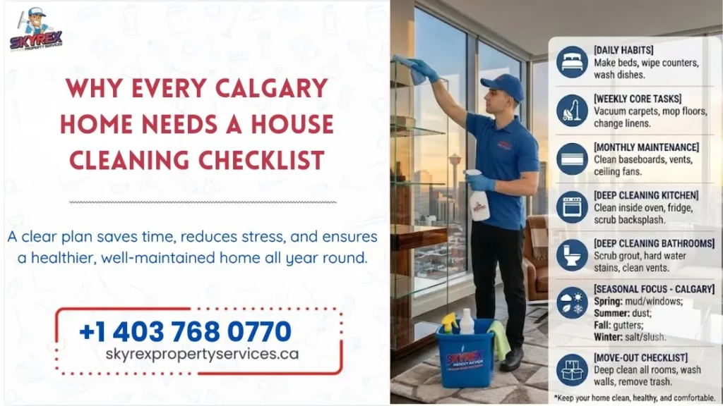 why every calgary home needs a house cleaning checklist