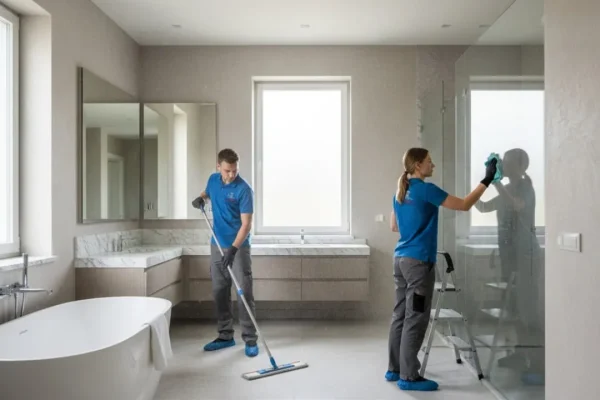 Post Renovation Cleaning washroom