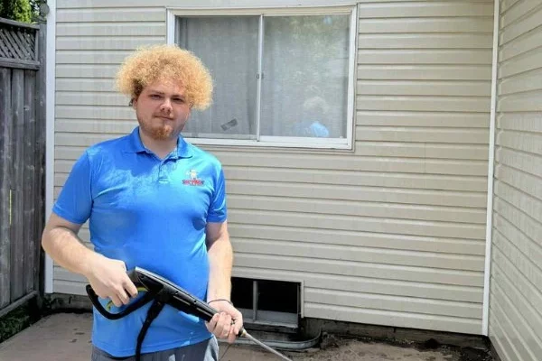house window and exterior pressure washing